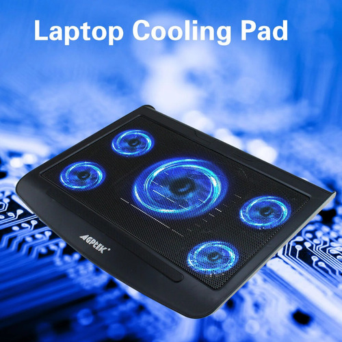 Laptop Cooling Cooler Pad 5 Coolers Nuevo