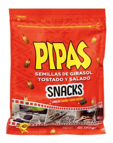 Pipas Snacks 150gr Semillas Girasol - Barata  La Golosineria