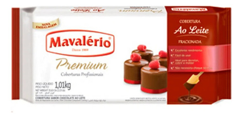 Mavalério chocolate cobertura premium ao leite 1.01kg