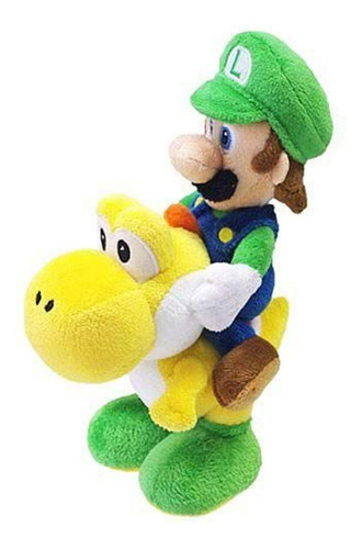 Nintendo Little Buddy Super Mario Series - Luigi Riding Yo. Color Multicolor