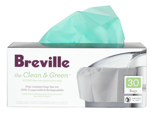 Breville Bje030 Bolsa De Contenedor De Pulpa Biodegradable L