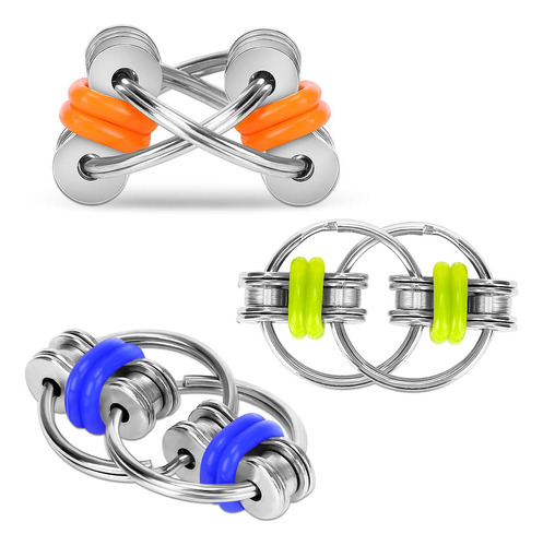 Caleqi Flippy Chain Fidget Juguete Alivia El Estres Reductor