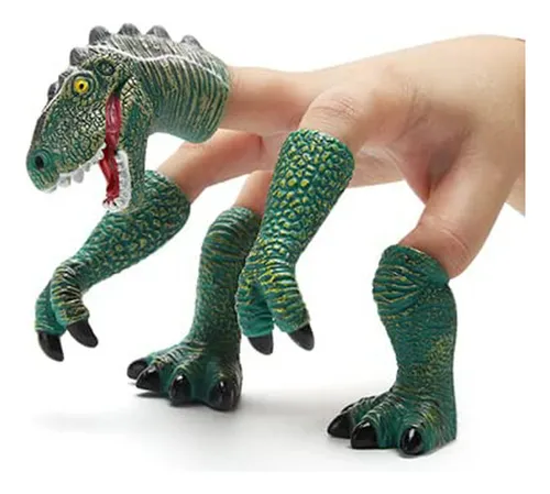 Set De Títeres De Dedo De Dinosaurios, Teatro De Títeres De