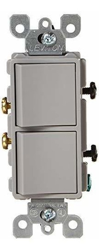 Leviton 5634-gy 15 Amperios, 120/277 Voltios, Decoros Marca 