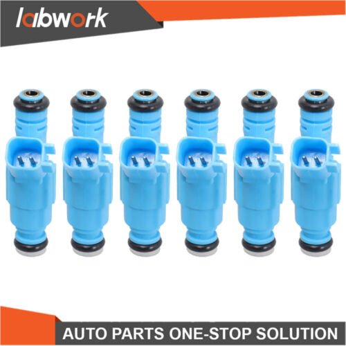 Labwork 6x Upgrade Fuel Injectors For 2002-2003 Jeep Lib Aaf (Reacondicionado)