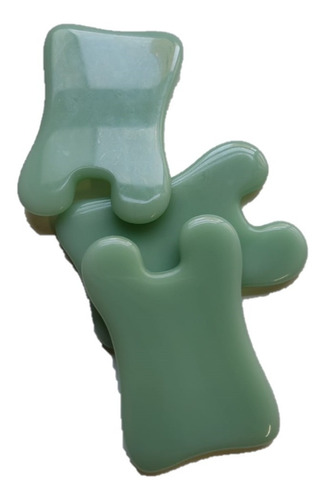 Guasha Masajeador Piedra Cristal Jade X 3 Unidades