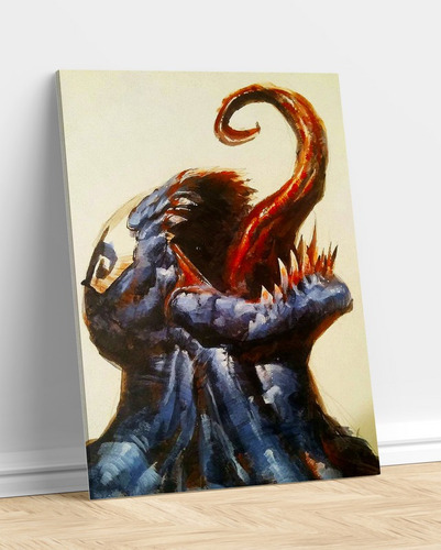 Cuadro Venom Arte Marvel Legends Figura Pieza Crosman Deco