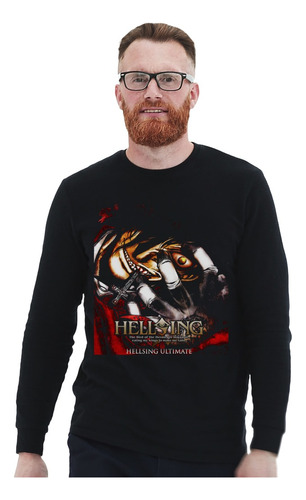 Polera Ml Hellsing Ultimate The Bird Anime Impresión Directa