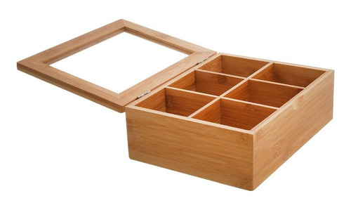 Caja Organizadora Con Tapa En Bambú Marca Casa Bonita