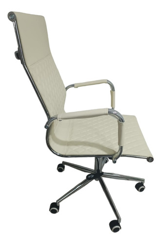 Imagen 3 de 4 de Silla De Oficina Ejecutiva Iza Color Beige