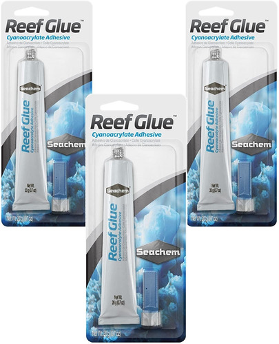 Seachem Reef Glue Cyanoacrylate Gel Coral Frag Montaje, 20g