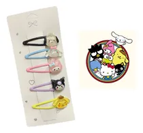 Comprar Pack 10 Pasadores Sanrio Melody Kuromi Pochacco Cinnamoroll