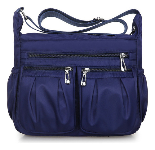 Bolsa De Tela Oxford Diagonal Para Madre Con Un Solo Hombro;