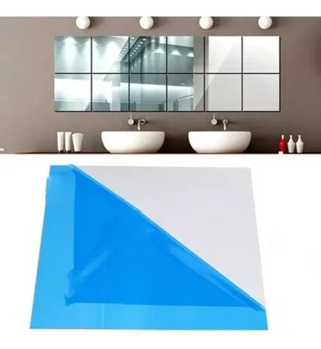 Pegatinas Reflectantes Pared Con Espejo Falso Para Decora