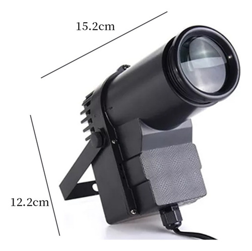 Luz De Bola De Espejos Foco 3w Led Blanco Pin Spot Light