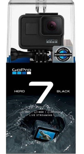 Filmadora Gopro Hero 7 Black, 4k, Wi-fi, Gps