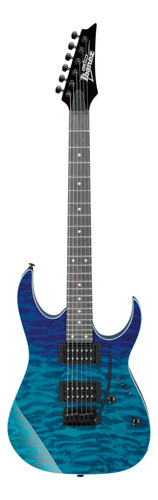 Guitarra Electrica Ibanez Grg120qasp-bgd Serie Gio Rg Blue