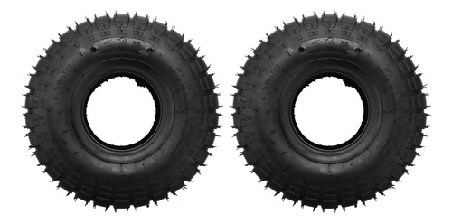 2 Neumáticos 4.10/3.50-4 Atv Quad Go Kart 47 Cc 49 Cc Chunky
