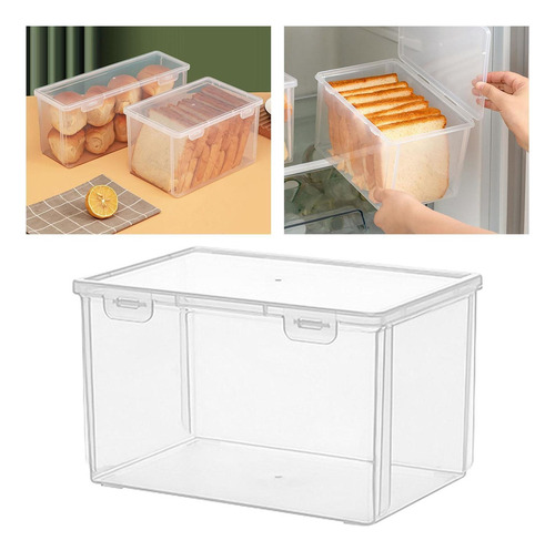 Caja De Pan Transparente Contenedor De Pan Soporte De Pan