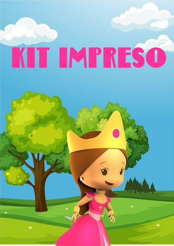 Pequeños Heroes Niña Kit Impreso Para 30 Niños Personalizado