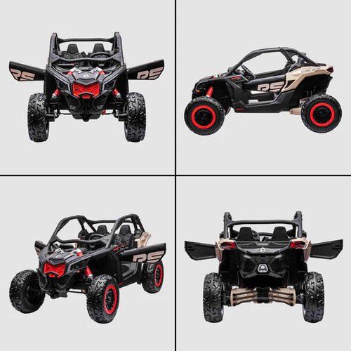 Buggy Elétrico Infantil Maverick UTV X3 Can Am Utv 24v Cor Bege Voltagem Do Carregador 110v/220v