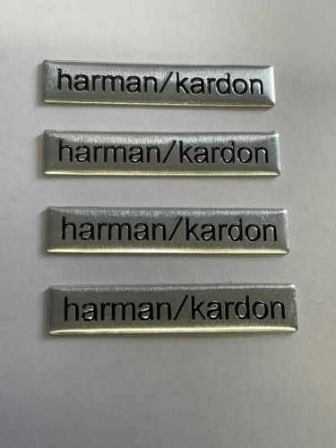 4 Insignia Logo Harman Kardon Adhesivo Para Auto O Parlante