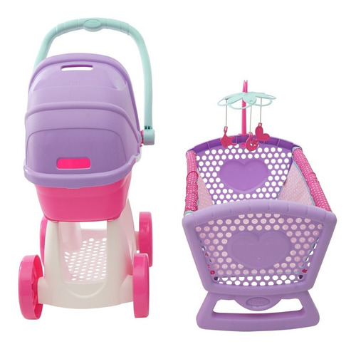 Carriolita Y Cuna Combo Baby Prinsel