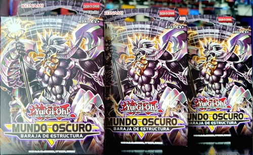 Yugioh 3 Barajas De Estructura Mundo Oscuro En Español