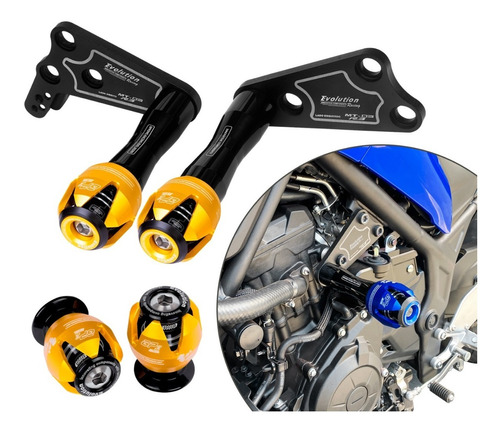 Slider Evolution Yamaha Mt03 Mt 03 Mt-07 15 16 17 18 Ate 23