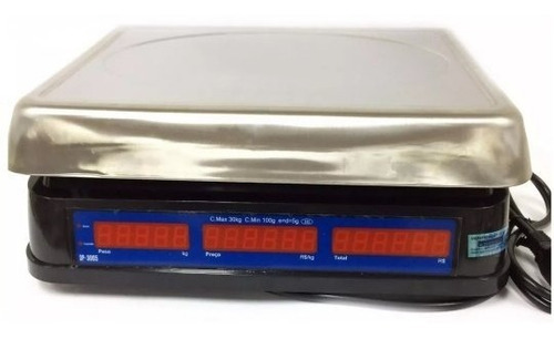 Imagem 2 de 6 de Balança Elgin Digital Dp30 Dp3005 30kg 5g Bivolt Serial