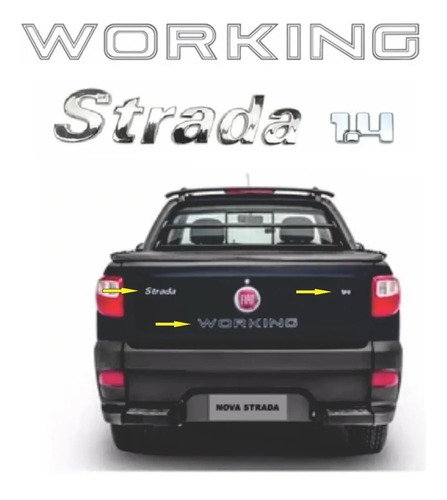 Emblema Adhesivos Strada Working 1.4 2015