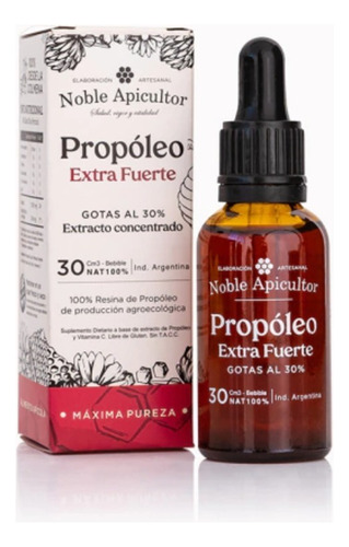 Propóleo Extra Fuerte En Gotas Noble Apicultor 30ml 