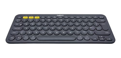Teclado bluetooth Logitech K380 QWERTY español color grafito