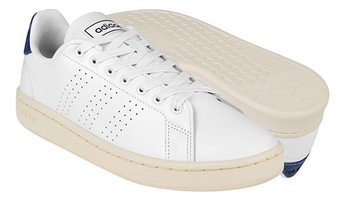 Tenis Caballero adidas Advantage Fy8807 Piel Blanco