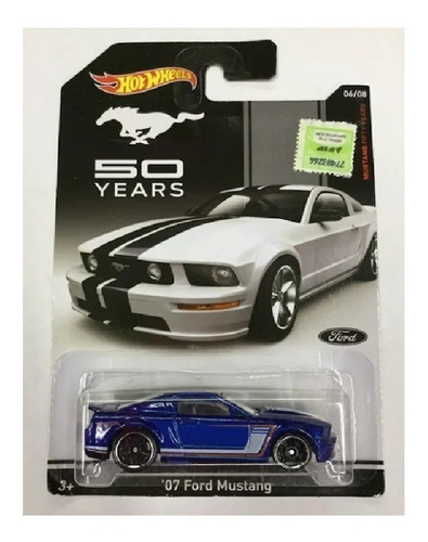 Hot Wheels 50 Years Ford Mustang 1.64 Mattel