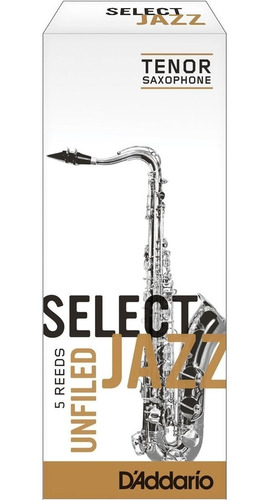 Cañas Saxo Tenor Rico Select Jazz Unfiled 3 Soft Daddario