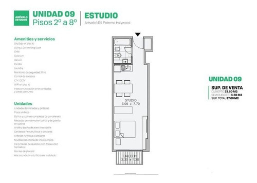Departamento En Venta Palermo 1 Ambiente