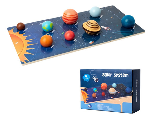 Juguetes Educativos De Rompecabezas Del Sistema Solar Para N