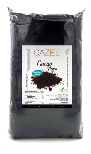 Cacao En Polvo Cocoa Negra Artesanal Natural 250g