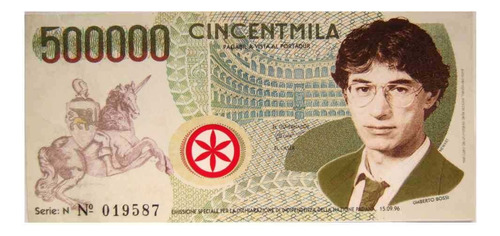 Italia Padana Billete Revolución 500000 Liras Umberto Bossi.