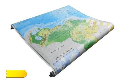 Mapas De Pared Afiche America Mapamundi Venezuela Europa