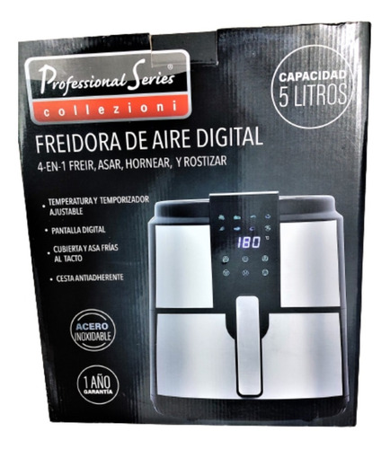 Freidora De Aire Digital 4 En 1 Professional Series 5 L