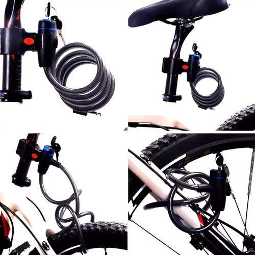 Candado Tubular Con Soporte Para Bicicleta 