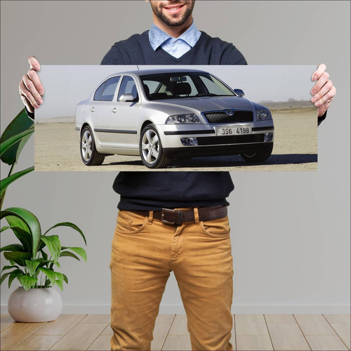 Cuadro 30x80cm Auto 2004 Skoda Octavia Auto 52