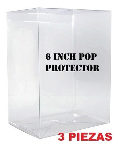 Protector Funko Pop 6 Pulgadas Semirigido (3 Piezas)