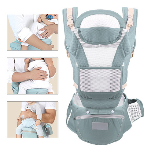 Mochila Porteo Ergonomica Cangurera Bebe Portabebes 4 En 1