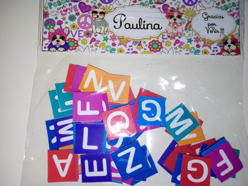  25 Abecedarios Imantados Letras Souvenir