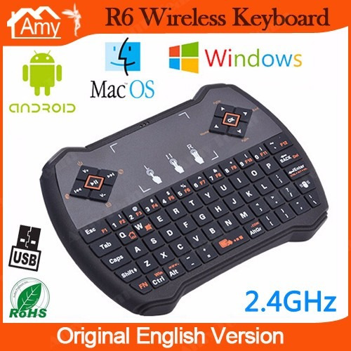 Air Mouse R6 Teclado Inalámbrico Touch Pad 2.4 Ghz El Mejor