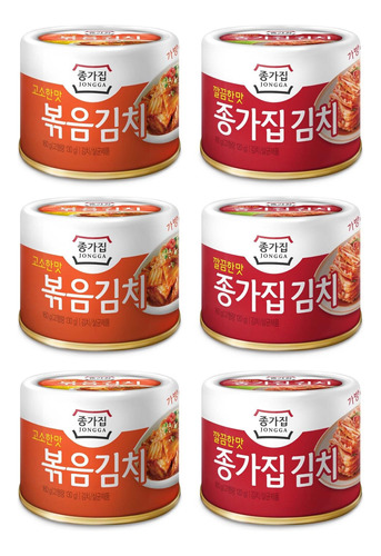 Jongga Lata De Kimchi Frito + Lata De Col Kimchi / Cada 5.64