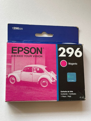 Imagen 2 de 3 de Cartucho De Tinta Magenta Epson T296